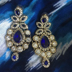 Sapphire Blue Earrings